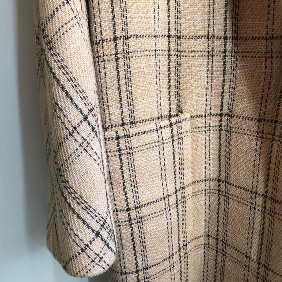 Vince Plaid Wool Blend Coat - Picture 9 of 10